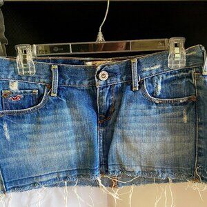 Hollister Junior's Denim Micro Mini Skirt